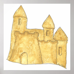Sand Castle Posters & Prints