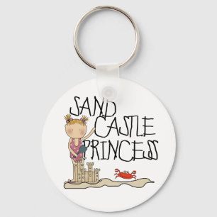 SAND CASTLE PRINCESS KEY RING