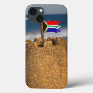 Sand Castle With South African Flag, Umhlanga iPhone 13 Case