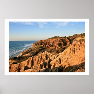 Sand Cliffs at Torrey Pines Poster