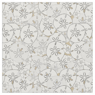 Sand dollar all over print fabric