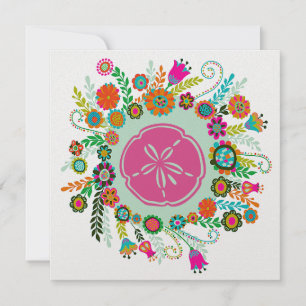 Sand Dollar and Flowers - SRF