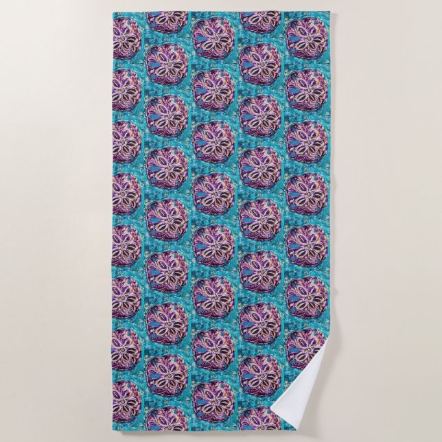 Sand Dollar Beach Towel (Front)