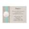 Sand Dollar Beach Wedding Reception Invitation Car