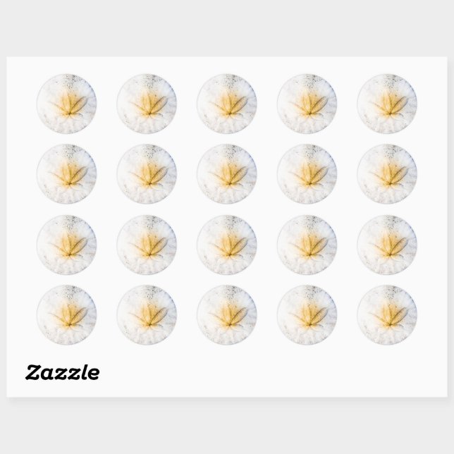 Sand Dollar Craze Classic Round Sticker (Sheet)