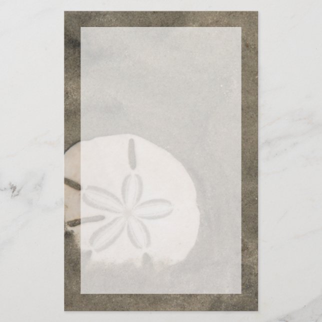 Sand dollar (Echinarachnius parma) Stationery (Front)