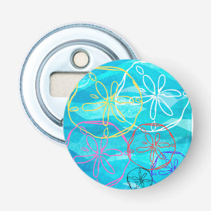 Sand Dollar graphic design on bottle opener