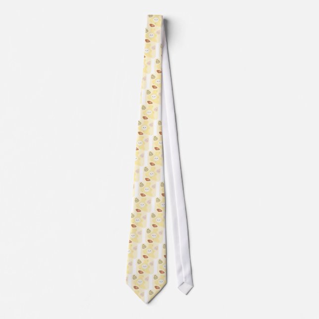 Sand Dollar Illustration Tie (Front)