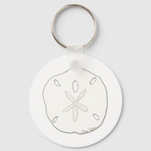 Sand Dollar Keychain