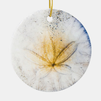 Sand Dollar Love Ceramic Tree Decoration