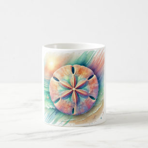 Sand Dollar Majesty 160724AREF209 - Watercolor Coffee Mug