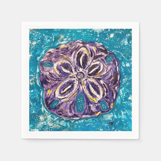 Sand Dollar Napkin (Front)