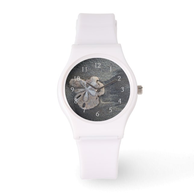 Sand dollar on sand watch (Front)