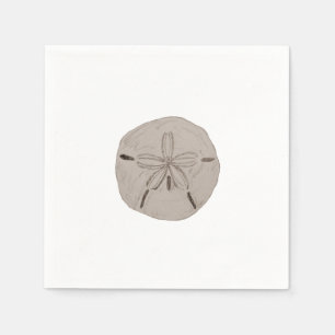 Sand Dollar Painting Beach Accessories Napkin