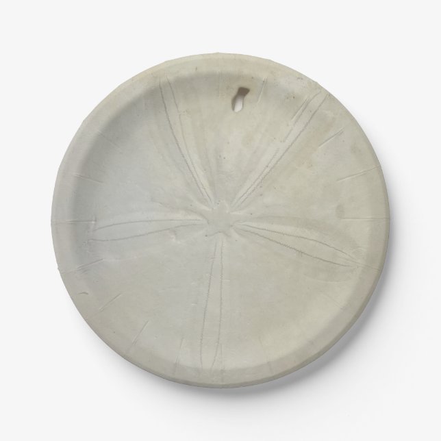 Sand Dollar Paper Plate (Front)
