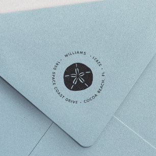 Sand Dollar Return Address Self-inking Stamp