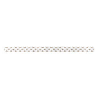 Sand Dollar Sea Shell Pattern Satin Ribbon