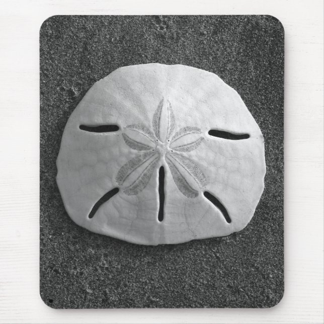 Sand Dollar Seashell Sand Beach Mousepad (Front)