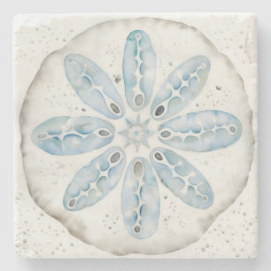 Sand Dollar Summer Drink Coaster