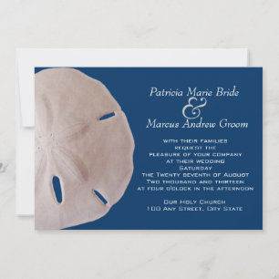 Sand Dollar Wedding Invitation