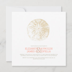 Sand Dollar Wedding Invitations