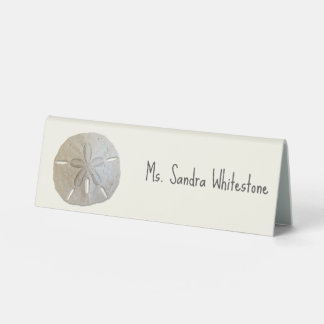 Sand Dollar Wedding Place Card Seating With Name