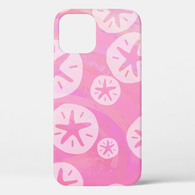 Sand Dollar White and pink Case-Mate iPhone Case (Back)