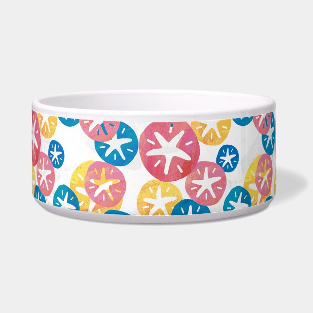 Sand Dollar Yellow Red Blue Pattern (Front)