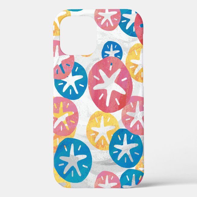 Sand Dollar Yellow Red Blue Pattern Case-Mate iPho iPhone Case (Back)
