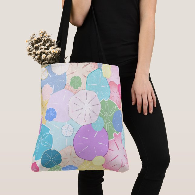 Sand Dollars for Days Tote Bag (Close Up)