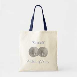 Sand Dollars Personalised Bridal Party Gift Tote Bag