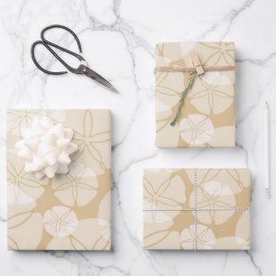 Sand Dollars Wrapping Paper Sheet