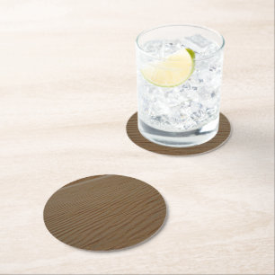 Sand Dune-Abstract by Shirley Taylor Round Paper Coaster