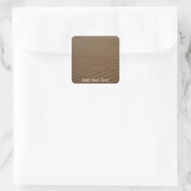 Sand Dune-Abstract by Shirley Taylor Square Sticker (Bag)
