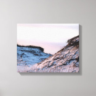 Sand Dune at Dusk photo on a  Canvas Print