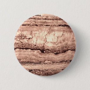 Sand Dune Granite, tan brown stone rocks 6 Cm Round Badge