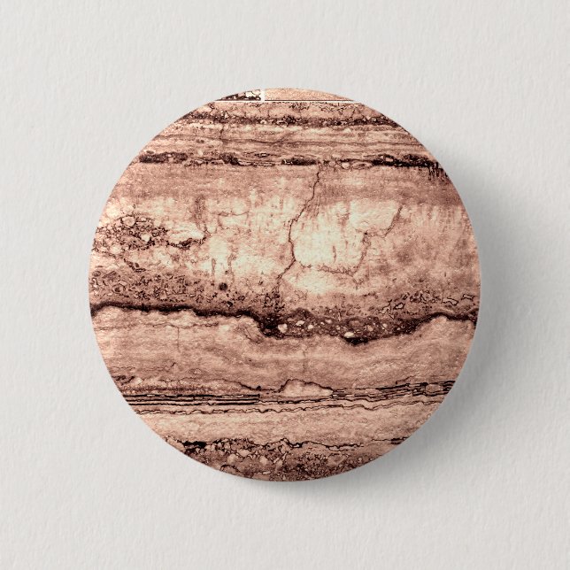  Sand Dune Granite, tan brown stone rocks 6 Cm Round Badge (Front)