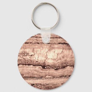 Sand Dune Granite, tan brown stone rocks Key Ring