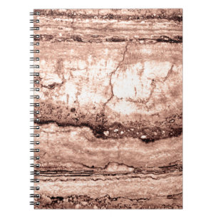 Sand Dune Granite, tan brown stone rocks Notebook