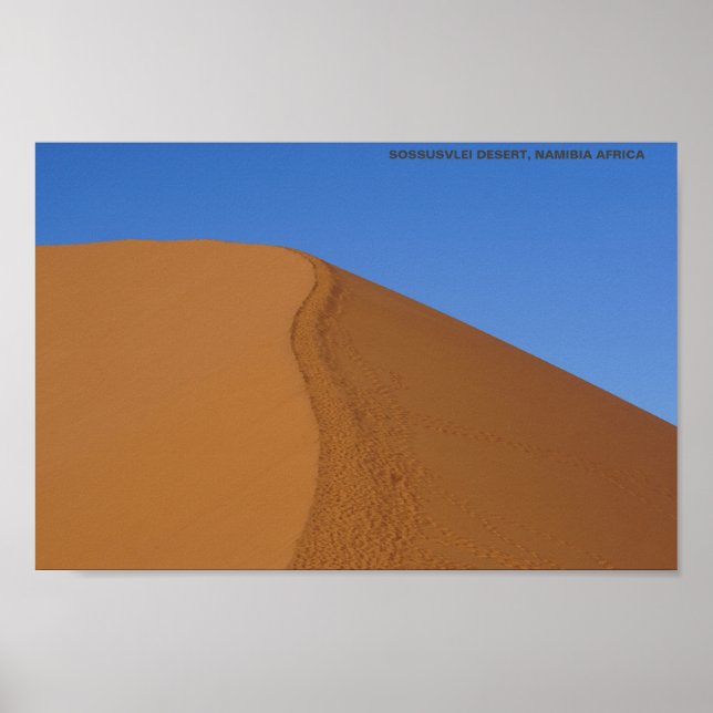 SAND DUNE SOSSUSVLEI DESERT NAMIBIA AFRICA POSTER (Front)