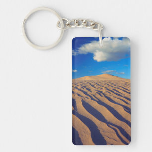 Sand Dunes and Clouds Key Ring