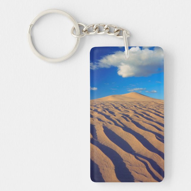 Sand Dunes and Clouds Key Ring (Front)