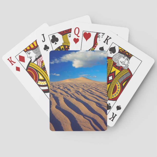 Sand Dunes and Clouds Playing Cards (Back)