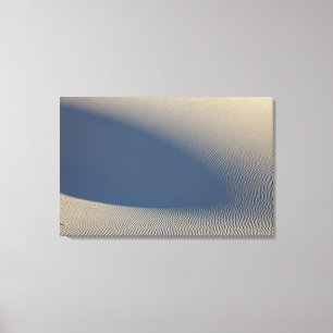 Sand dunes at White Sands National Monument in 4 Canvas Print