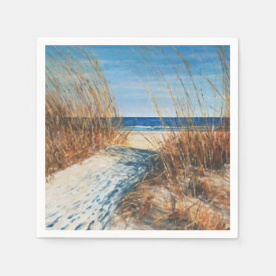 Sand Dunes Beach Art Napkins
