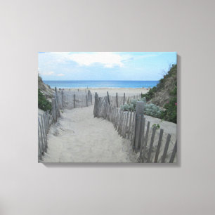 Sand Dunes Block Island Canvas Print