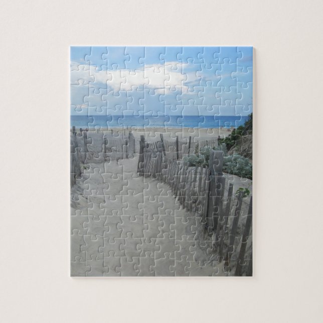 Sand Dunes Block Island Jigsaw Puzzle (Vertical)