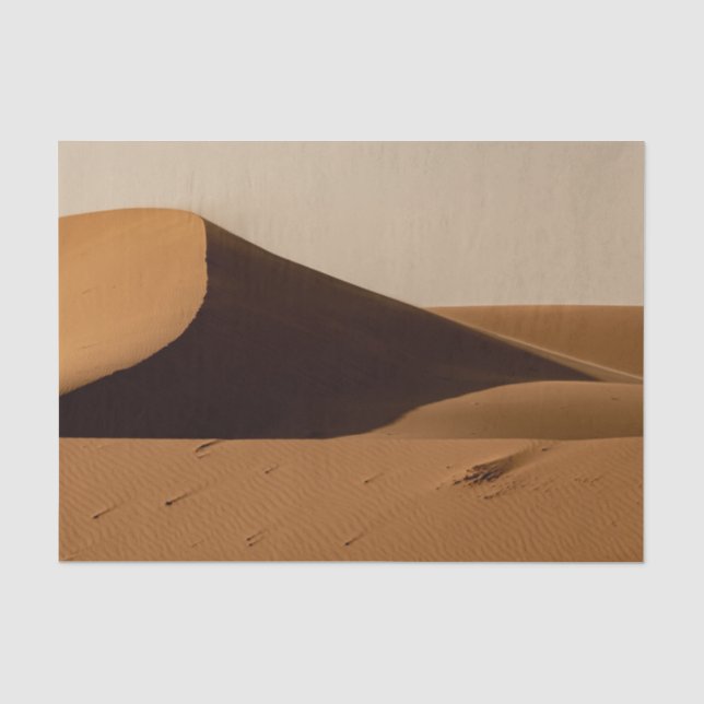 Sand Dunes Desert Landscape Tissue Paper (Front)