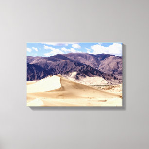 Sand dunes near Samye Monastery - Tibet Canvas Print