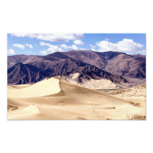 Sand dunes near Samye Monastery - Tibet Photo Print
